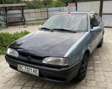 Синий Рено 19, объемом двигателя 1.7 л и пробегом 320 тыс. км за 550 $, фото 1 на Automoto.ua