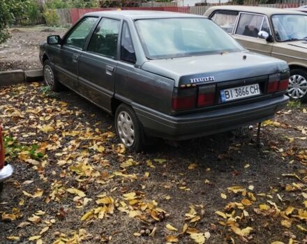 Серый Рено 21, объемом двигателя 1.7 л и пробегом 240 тыс. км за 450 $, фото 1 на Automoto.ua