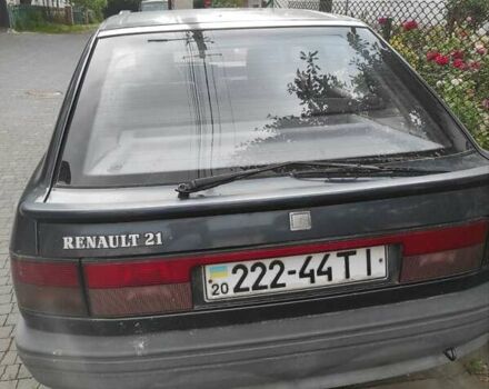 Синий Рено 21, объемом двигателя 1.7 л и пробегом 200 тыс. км за 1300 $, фото 1 на Automoto.ua