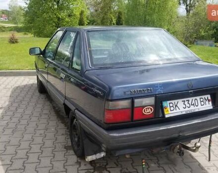Синій Рено 21, об'ємом двигуна 1.72 л та пробігом 320 тис. км за 750 $, фото 3 на Automoto.ua