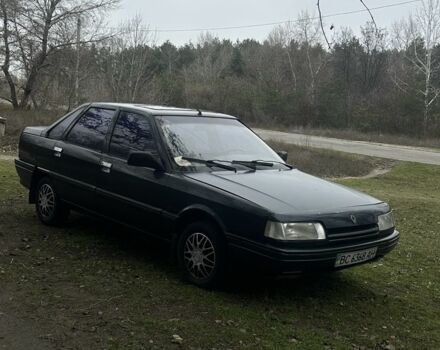 Синий Рено 21, объемом двигателя 1.8 л и пробегом 333 тыс. км за 550 $, фото 3 на Automoto.ua
