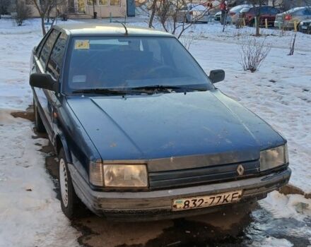 Синій Рено 21, об'ємом двигуна 2 л та пробігом 400 тис. км за 600 $, фото 1 на Automoto.ua