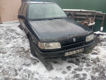 Синий Рено 21, объемом двигателя 2 л и пробегом 450 тыс. км за 500 $, фото 1 на Automoto.ua