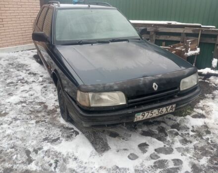 Синий Рено 21, объемом двигателя 2 л и пробегом 450 тыс. км за 500 $, фото 1 на Automoto.ua