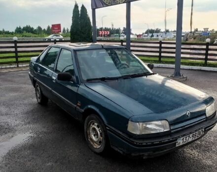 Зеленый Рено 21, объемом двигателя 2 л и пробегом 999 тыс. км за 550 $, фото 1 на Automoto.ua