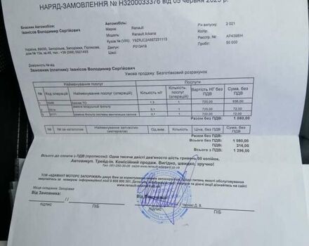 Белый Рено Arkana, объемом двигателя 1.6 л и пробегом 55 тыс. км за 15700 $, фото 30 на Automoto.ua