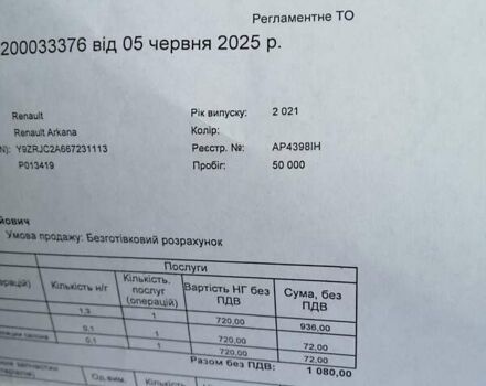 Белый Рено Arkana, объемом двигателя 1.6 л и пробегом 55 тыс. км за 15700 $, фото 31 на Automoto.ua