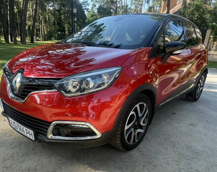 Красный Рено Каптур, объемом двигателя 1.5 л и пробегом 87 тыс. км за 12500 $, фото 1 на Automoto.ua