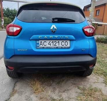 Синій Рено Каптур, об'ємом двигуна 1.2 л та пробігом 98 тис. км за 11350 $, фото 1 на Automoto.ua