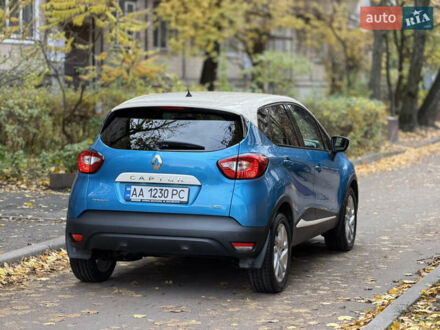 Синий Рено Каптур, объемом двигателя 1.46 л и пробегом 81 тыс. км за 15000 $, фото 1 на Automoto.ua