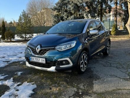 Синий Рено Каптур, объемом двигателя 1.46 л и пробегом 123 тыс. км за 13750 $, фото 1 на Automoto.ua