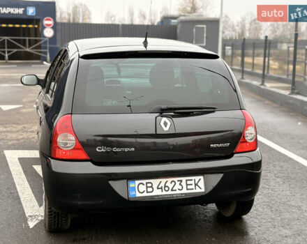Черный Рено Клио, объемом двигателя 1.2 л и пробегом 226 тыс. км за 3500 $, фото 7 на Automoto.ua