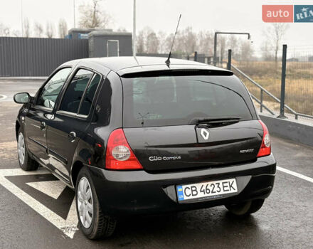 Черный Рено Клио, объемом двигателя 1.2 л и пробегом 226 тыс. км за 3500 $, фото 6 на Automoto.ua