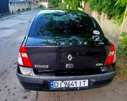 Черный Рено Клио, объемом двигателя 1.4 л и пробегом 210 тыс. км за 4500 $, фото 3 на Automoto.ua