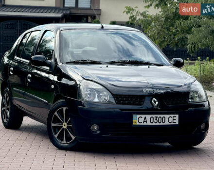 Черный Рено Клио, объемом двигателя 1.4 л и пробегом 210 тыс. км за 3999 $, фото 2 на Automoto.ua