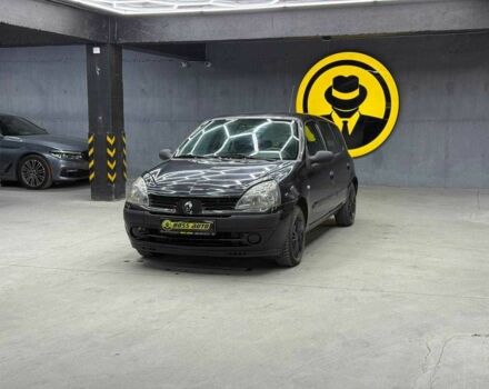Черный Рено Клио, объемом двигателя 1.2 л и пробегом 212 тыс. км за 3700 $, фото 2 на Automoto.ua