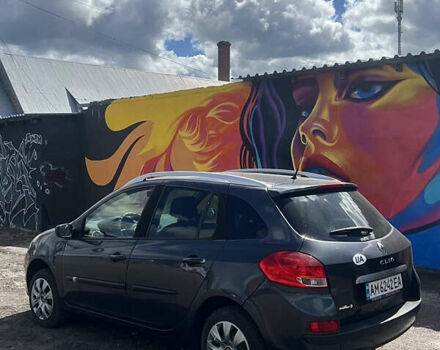 Черный Рено Клио, объемом двигателя 1.2 л и пробегом 189 тыс. км за 4200 $, фото 2 на Automoto.ua