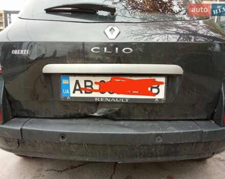 Черный Рено Клио, объемом двигателя 1.6 л и пробегом 239 тыс. км за 4200 $, фото 2 на Automoto.ua
