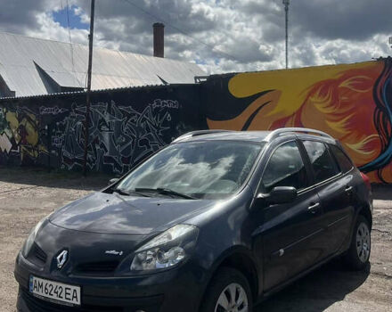 Черный Рено Клио, объемом двигателя 1.2 л и пробегом 189 тыс. км за 4200 $, фото 1 на Automoto.ua