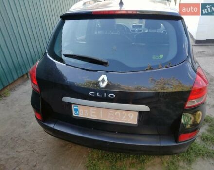 Черный Рено Клио, объемом двигателя 1.2 л и пробегом 208 тыс. км за 5000 $, фото 4 на Automoto.ua