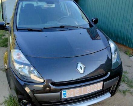 Черный Рено Клио, объемом двигателя 1.2 л и пробегом 208 тыс. км за 5000 $, фото 1 на Automoto.ua