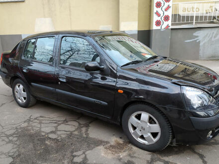 Черный Рено Клио, объемом двигателя 1.4 л и пробегом 198 тыс. км за 2800 $, фото 1 на Automoto.ua