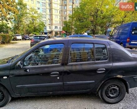 Рено Клио 2005 в Каменское - Днепродзержинск на Automoto.ua Черный Рено Клио, объемом двигателя 1.4 л и пробегом 350 тыс. км за 2100 $, фото 1 на Automoto.ua