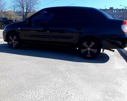 Черный Рено Клио, объемом двигателя 1.4 л и пробегом 260 тыс. км за 3800 $, фото 1 на Automoto.ua