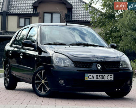 Черный Рено Клио, объемом двигателя 1.4 л и пробегом 210 тыс. км за 3999 $, фото 1 на Automoto.ua