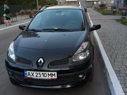 Рено Клио 2008 в Харькове на Automoto.ua Черный Рено Клио, объемом двигателя 1.6 л и пробегом 215 тыс. км за 6000 $, фото 1 на Automoto.ua