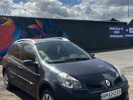 Черный Рено Клио, объемом двигателя 1.2 л и пробегом 189 тыс. км за 4200 $, фото 1 на Automoto.ua