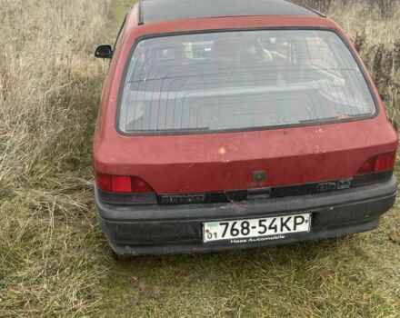 Красный Рено Клио, объемом двигателя 1.1 л и пробегом 280 тыс. км за 480 $, фото 3 на Automoto.ua