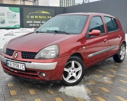 Красный Рено Клио, объемом двигателя 1.1 л и пробегом 151 тыс. км за 3000 $, фото 1 на Automoto.ua