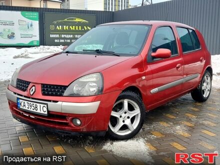 Червоний Рено Кліо, об'ємом двигуна 1.1 л та пробігом 151 тис. км за 3350 $, фото 1 на Automoto.ua