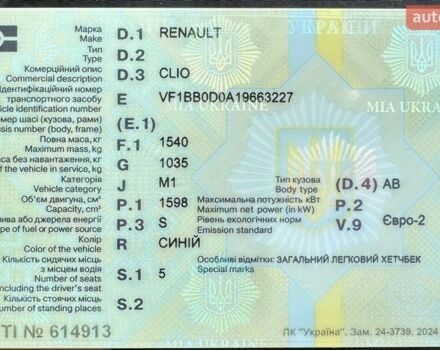 Рено Клио, объемом двигателя 1.6 л и пробегом 180 тыс. км за 1300 $, фото 1 на Automoto.ua