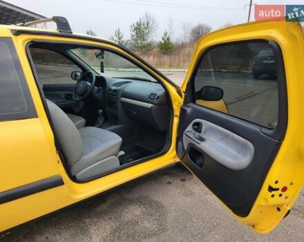 Жовтий Рено Кліо, об'ємом двигуна 1.46 л та пробігом 370 тис. км за 2200 $, фото 12 на Automoto.ua
