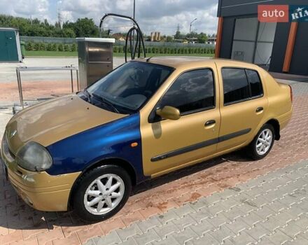 Желтый Рено Клио, объемом двигателя 1.4 л и пробегом 254 тыс. км за 1800 $, фото 9 на Automoto.ua