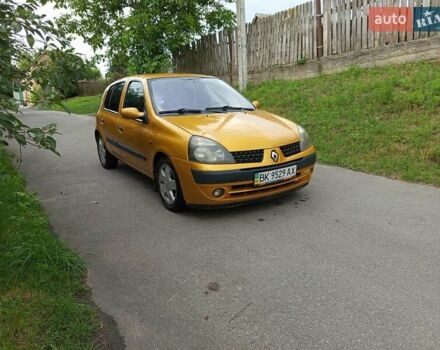 Желтый Рено Клио, объемом двигателя 1.4 л и пробегом 178 тыс. км за 3300 $, фото 14 на Automoto.ua