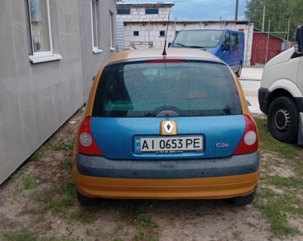 Желтый Рено Клио, объемом двигателя 1.4 л и пробегом 200 тыс. км за 2500 $, фото 4 на Automoto.ua