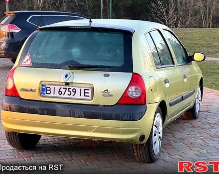 Жовтий Рено Кліо, об'ємом двигуна 1.4 л та пробігом 174 тис. км за 4500 $, фото 1 на Automoto.ua