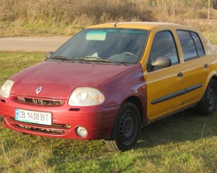 Желтый Рено Клио, объемом двигателя 1.4 л и пробегом 400 тыс. км за 1500 $, фото 1 на Automoto.ua