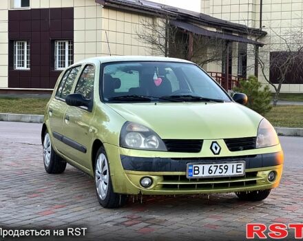 Желтый Рено Клио, объемом двигателя 1.4 л и пробегом 174 тыс. км за 4500 $, фото 1 на Automoto.ua
