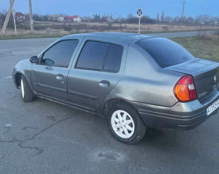 Серый Рено Клио, объемом двигателя 1.39 л и пробегом 420 тыс. км за 2500 $, фото 3 на Automoto.ua