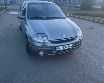Серый Рено Клио, объемом двигателя 1.39 л и пробегом 420 тыс. км за 2500 $, фото 11 на Automoto.ua
