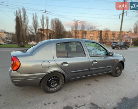 Серый Рено Клио, объемом двигателя 1.4 л и пробегом 200 тыс. км за 3500 $, фото 6 на Automoto.ua