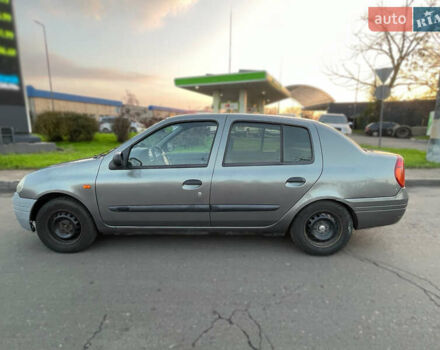 Серый Рено Клио, объемом двигателя 1.4 л и пробегом 200 тыс. км за 3500 $, фото 10 на Automoto.ua