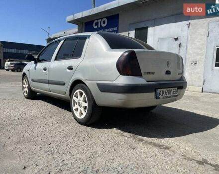 Серый Рено Клио, объемом двигателя 1.4 л и пробегом 329 тыс. км за 2999 $, фото 8 на Automoto.ua