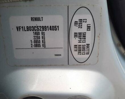 Сірий Рено Кліо, об'ємом двигуна 1.4 л та пробігом 170 тис. км за 3499 $, фото 29 на Automoto.ua