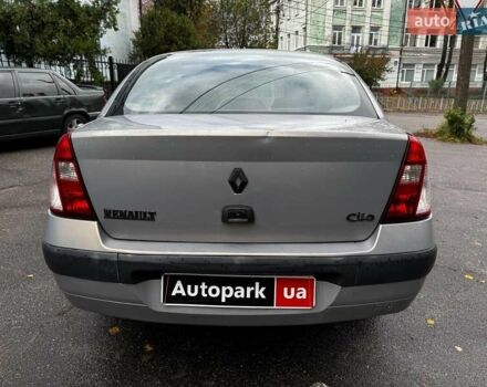 Серый Рено Клио, объемом двигателя 1.4 л и пробегом 207 тыс. км за 3490 $, фото 6 на Automoto.ua