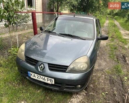 Серый Рено Клио, объемом двигателя 1.4 л и пробегом 232 тыс. км за 2900 $, фото 7 на Automoto.ua
